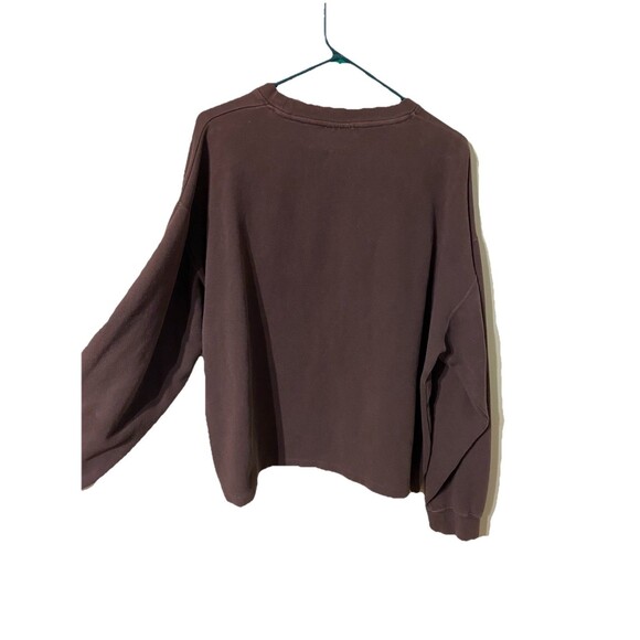 Vintage Y2k SouthPole Sweatshirt XXL Brown Long Sleeve Spellout Hip Hop Baggy - Picture 3 of 4